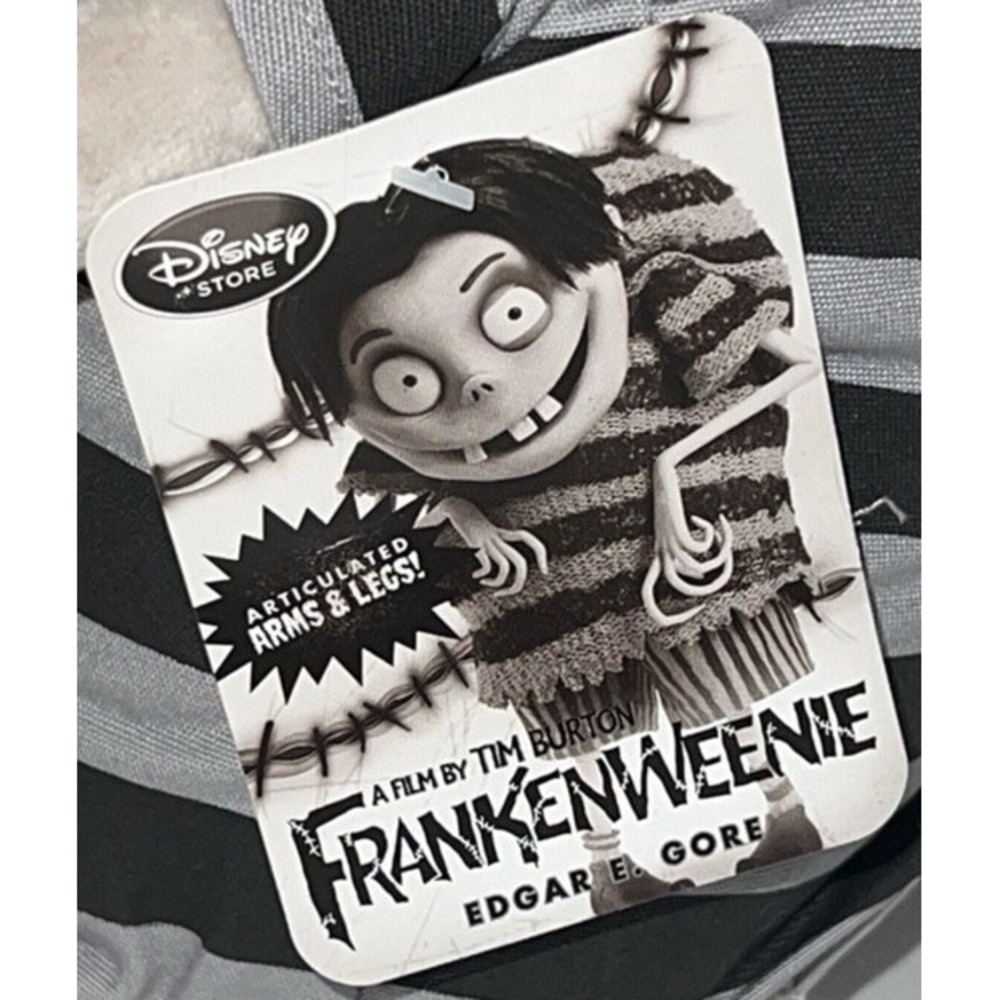 DISNEY PLUSH SET  Frankenweenie Victor Frankenstein ELSA Van Edgar NWT NEW - Picture 9 of 12